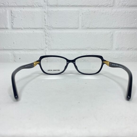 Michael Kors MK 4025F 3005 Sadie IV Rectangle Black Gold Eyeglasses H2409 - Picture 4 of 8